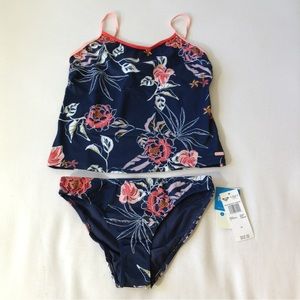 NEW Roxy Girl Bright Moonlight Tankini Set size 14 Style ERGX203381